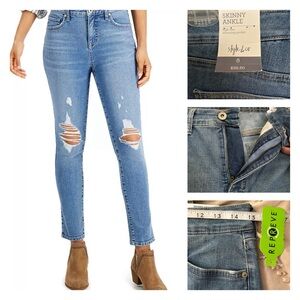 Style & Co. High Rise Skinny Jeans